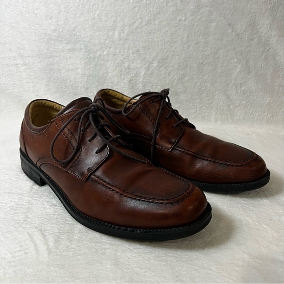 Ralph Lauren Chaps Dress Shoes Mens Brown Oxford Leather Old Money Preppy Sz 11M main image 5